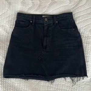 Abercrombie & Fitch 27/4 Curve Love Black Denim Skirt